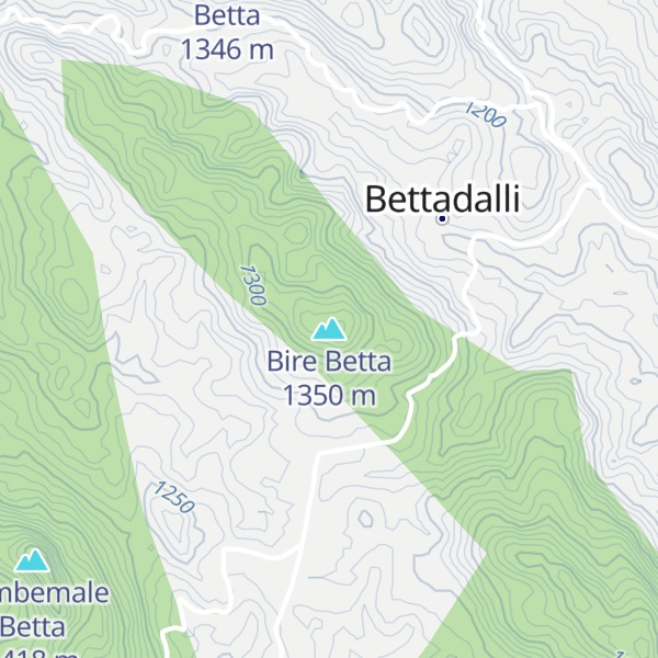 Map of Bire Betta