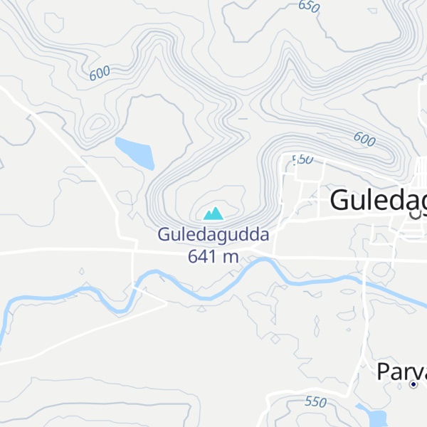 Map of Guledagudda