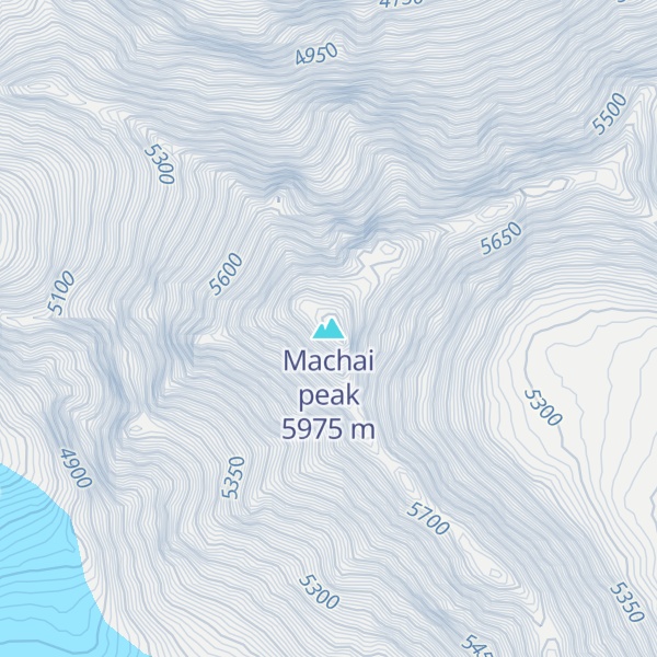 Map of Machai peak