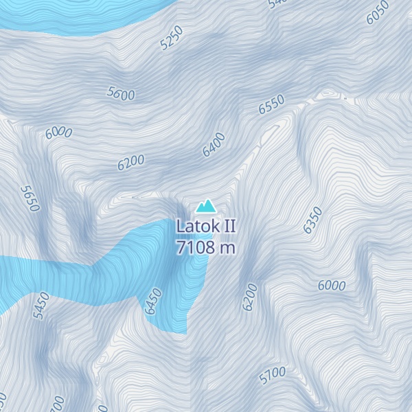 Map of Latok II