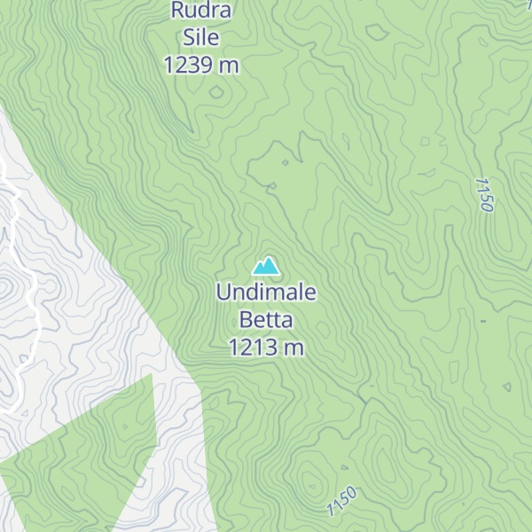 Map of Undimale Betta