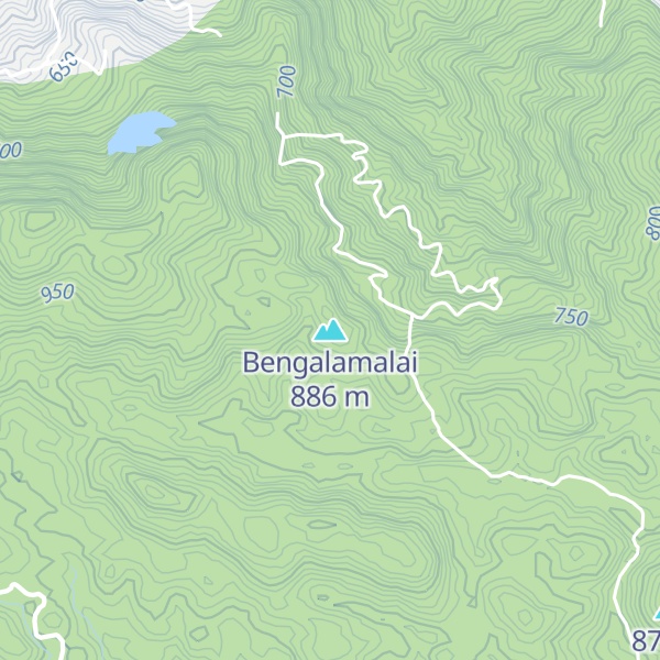Map of Bengalamalai