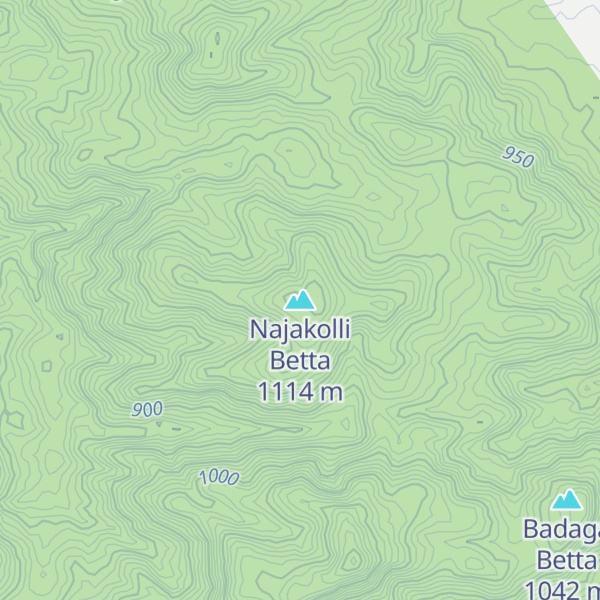 Map of Najakolli Betta