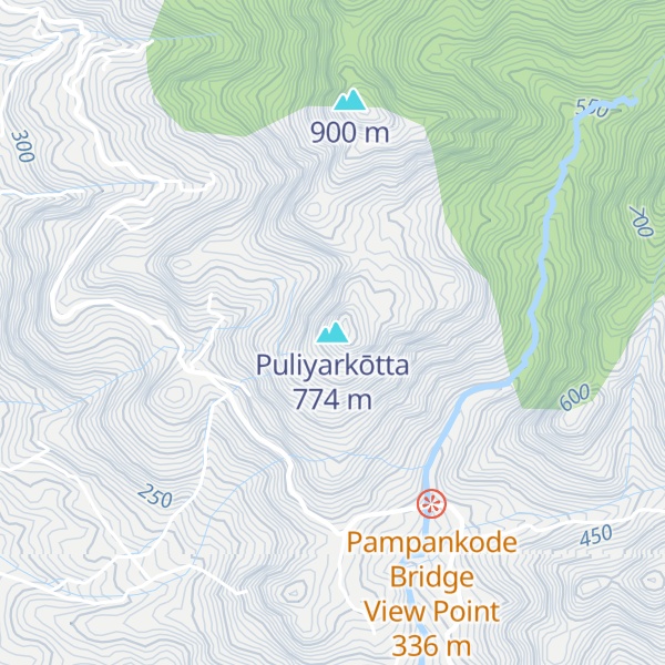 Map of Puliyarkōtta