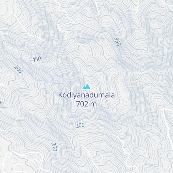 Map of Kodiyanadumala