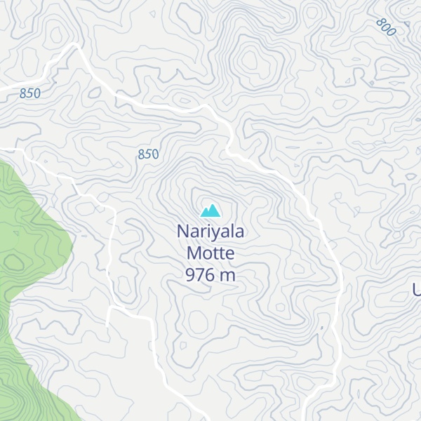 Map of Nariyala Motte