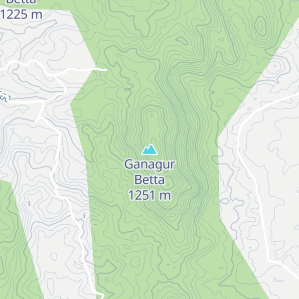 Map of Ganagur Betta