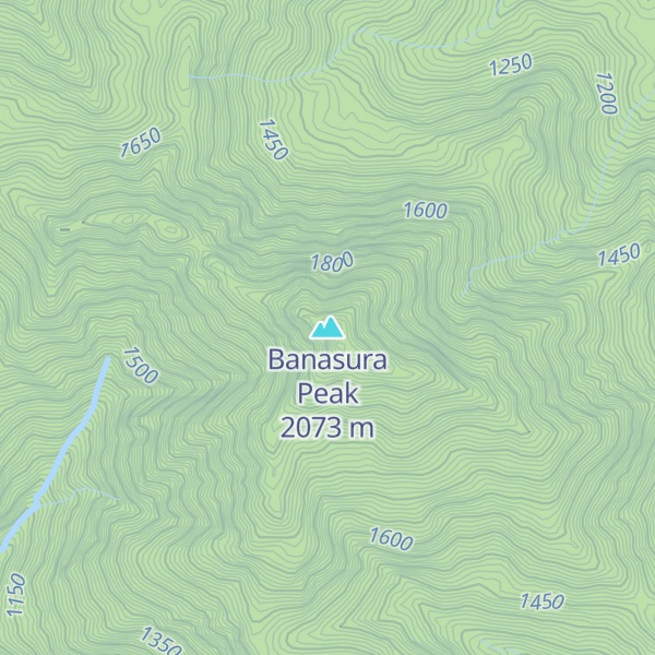 Map of Banasura Peak
