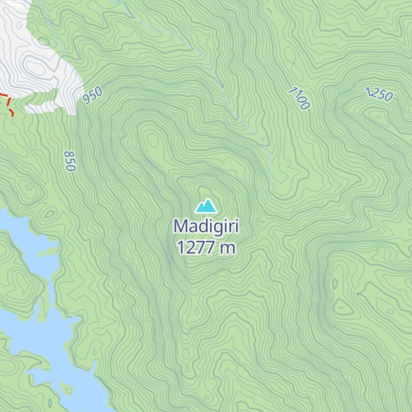 Map of Madigiri