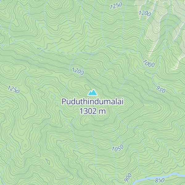 Map of Puduthindumalai