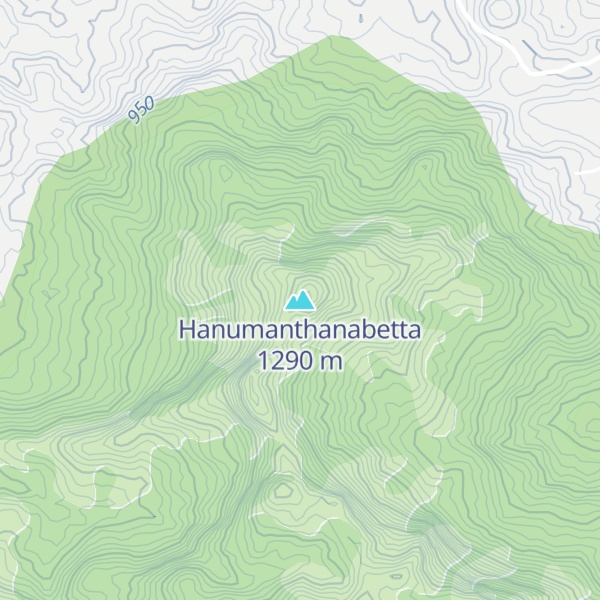 Map of Hanumanthanabetta