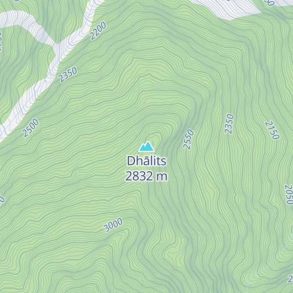 Map of Dhālits