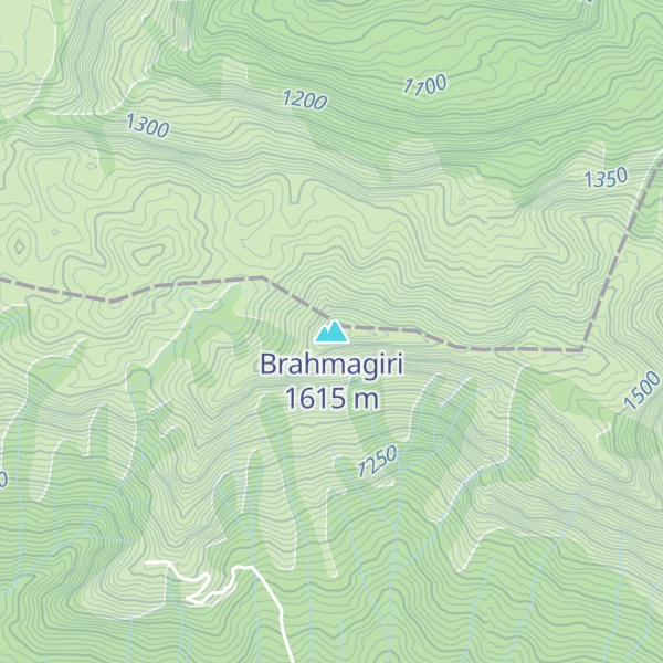 Map of Brahmagiri