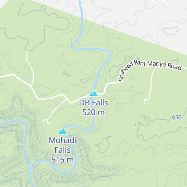 Map of DB Falls