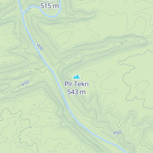 Map of Pīr Tekri