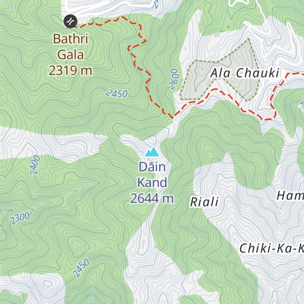 Map of Dāin Kand