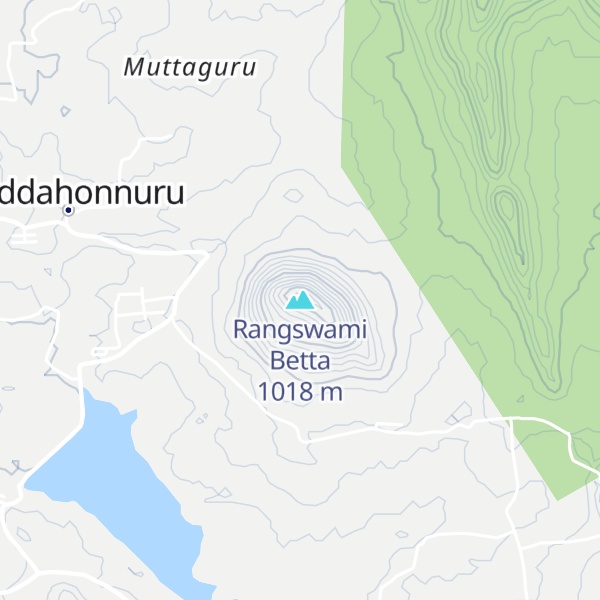 Map of Rangswami Betta