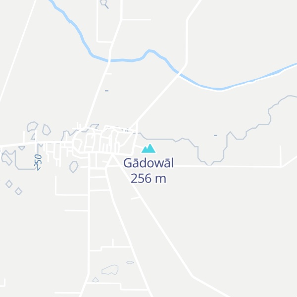 Map of Gādowāl