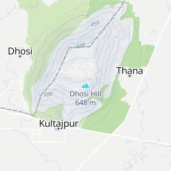 Map of Dhosi Hill