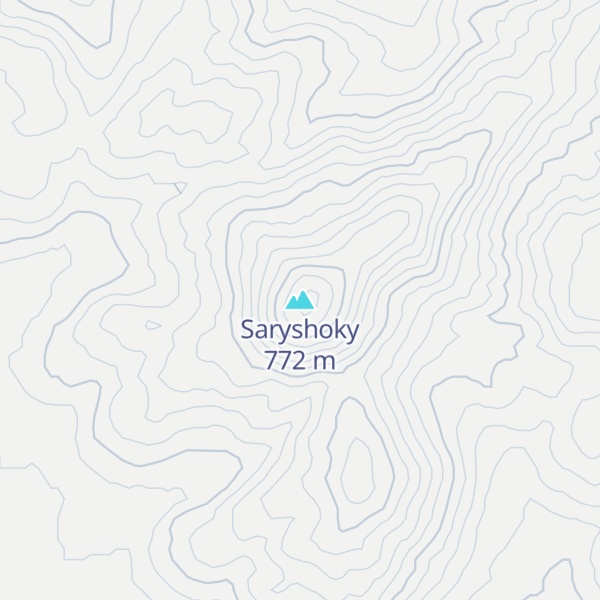 Map of Saryshoky