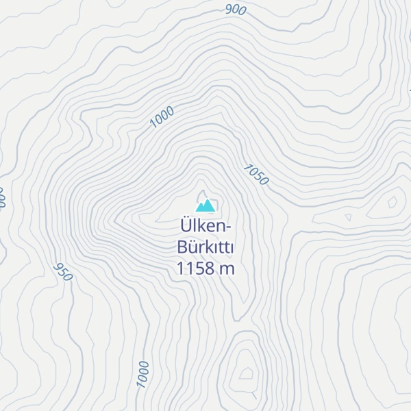 Map of Ülken-Bürkıttı