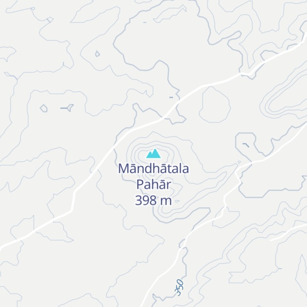 Map of Māndhātala Pahār