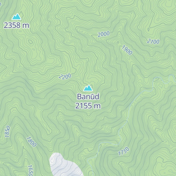 Map of Banūd