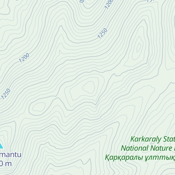 Map of G. Zhamntau