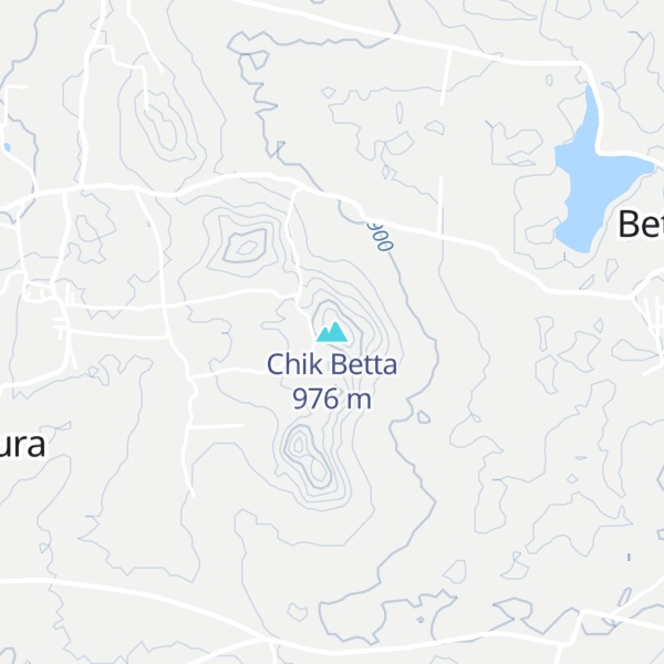 Map of Chik Betta