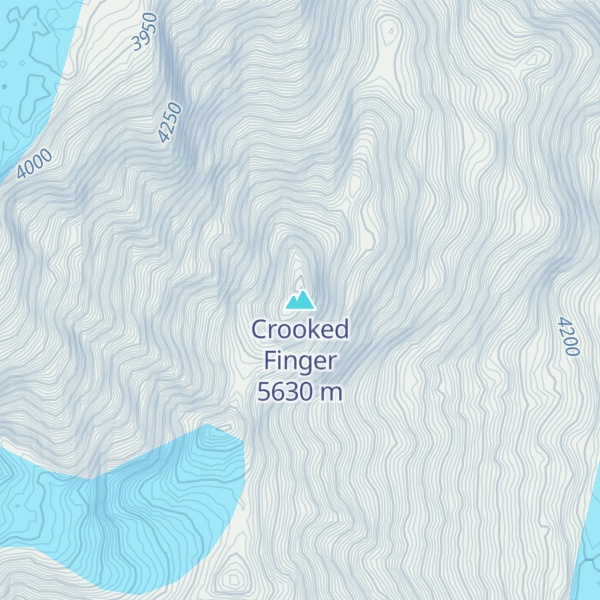 Map of Crooked Finger