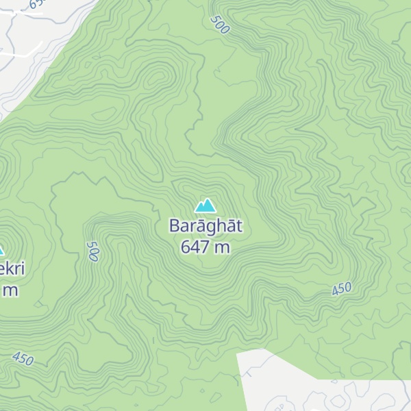 Map of Barāghāt