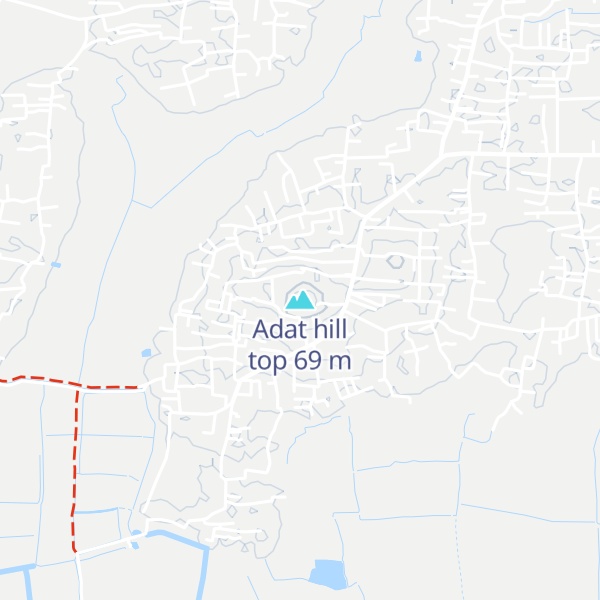 Map of Adat hill top