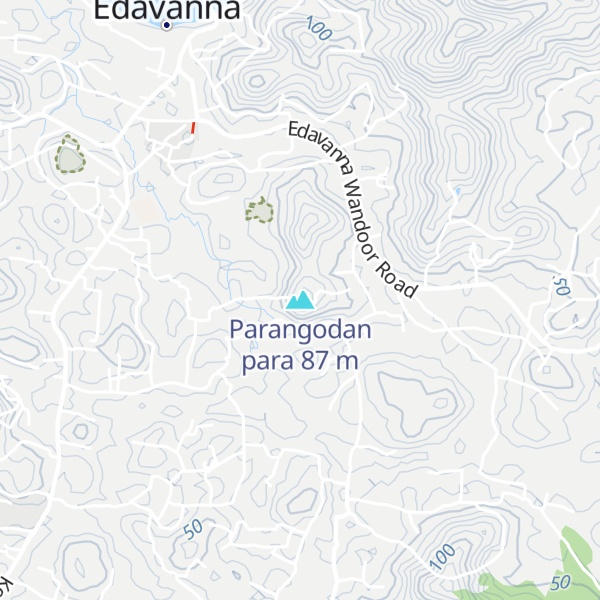 Map of Parangodan para