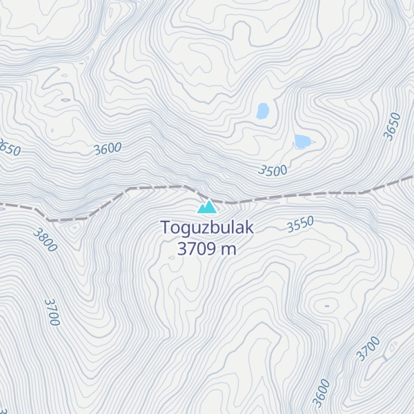 Map of Toguzbulak