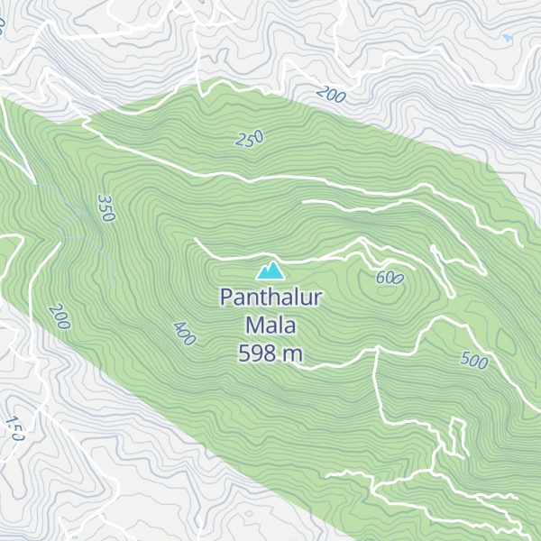 Map of Panthalur Mala