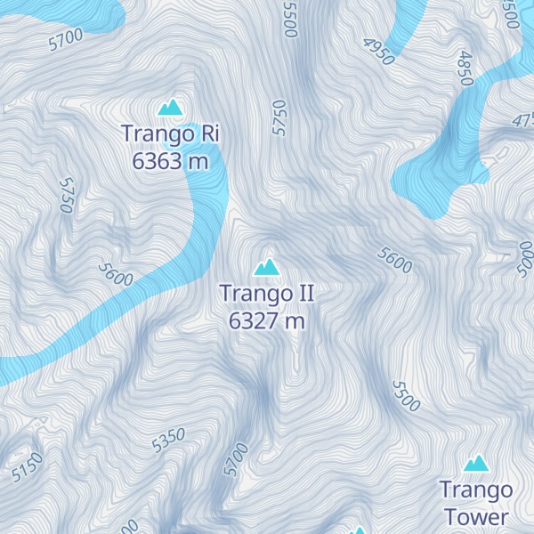 Map of Trango II