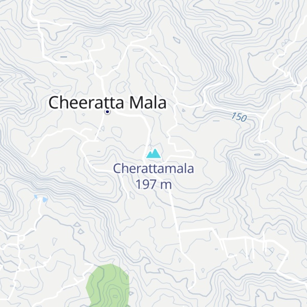 Map of Cherattamala