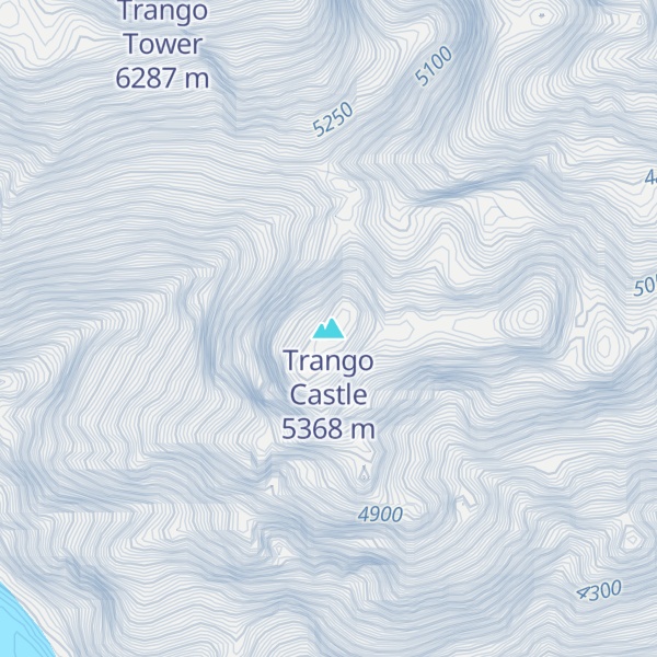 Map of Trango Castle