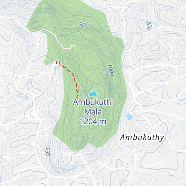 Map of Ambukuthi Mala