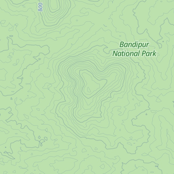 Map of Kandibetta