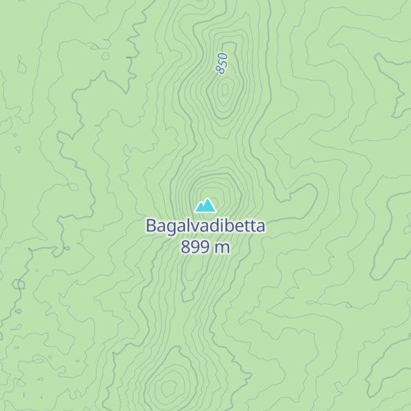 Map of Bagalvadibetta