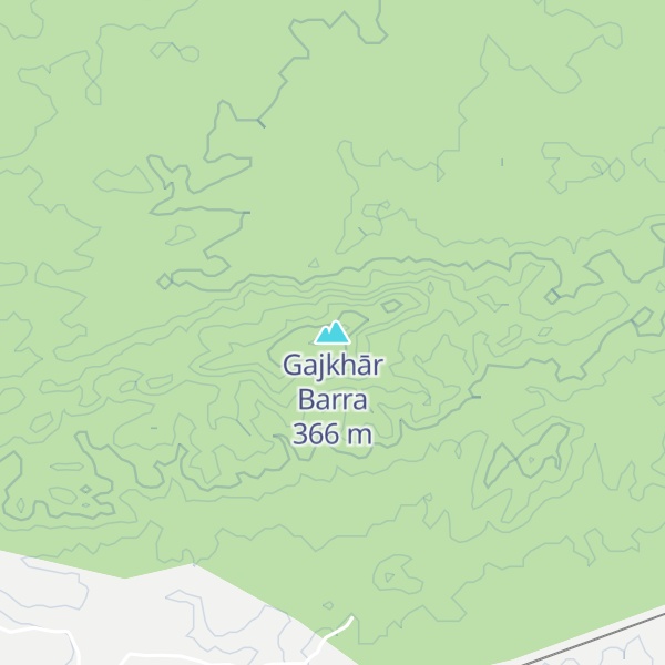 Map of Gajkhār Barra