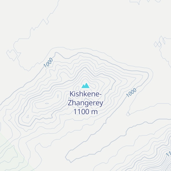 Map of Kishkene-Zhangerey