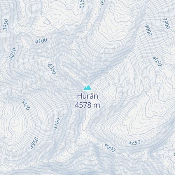 Map of Hurān