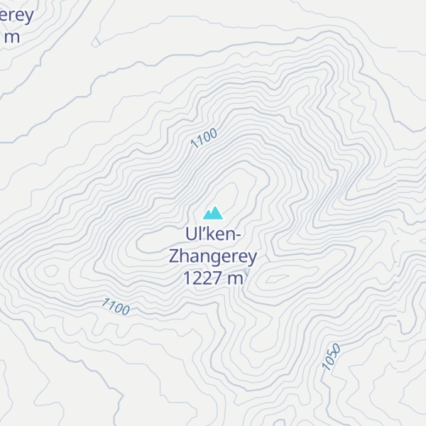 Map of Ul’ken-Zhangerey