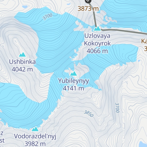 Map of Yubileynyy