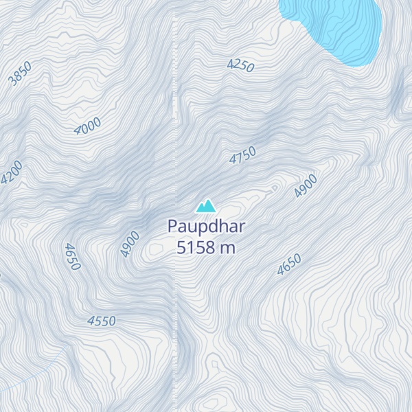 Map of Paupdhar