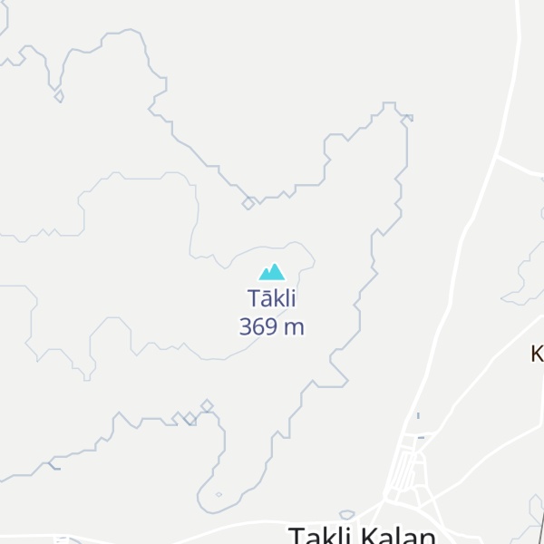 Map of Tākli