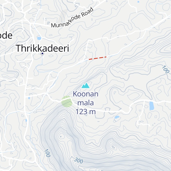 Map of Koonan mala