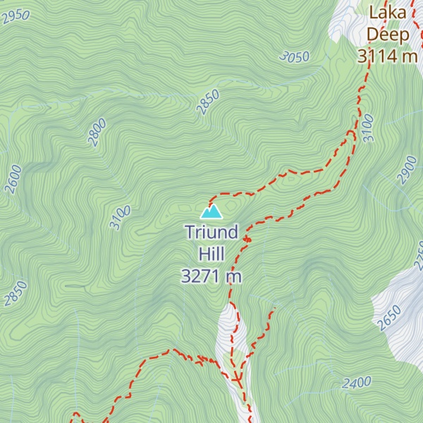 Map of Triund Hill